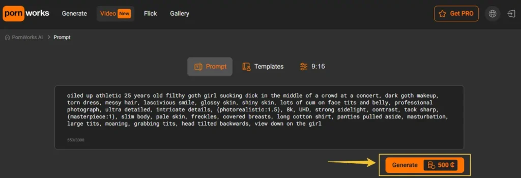 Pornworks AI - AI Video Generator