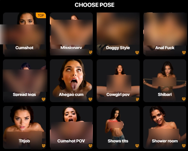 ClothOff - Poses for AI Image Generation