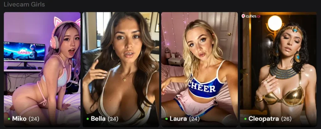 Cuties AI - Livecam Girl Aesthetic