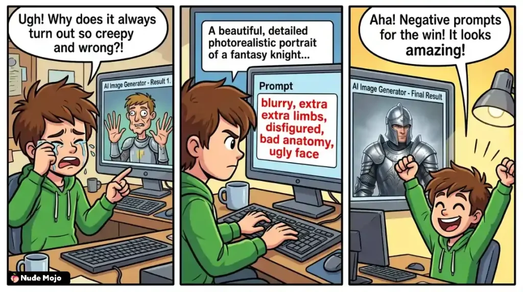 Negative Prompt AI Porn Generators