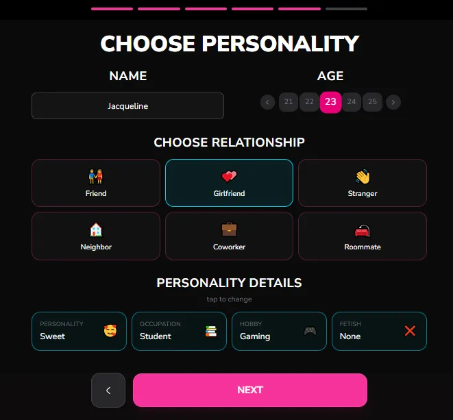 Dondi AI Choose Personality